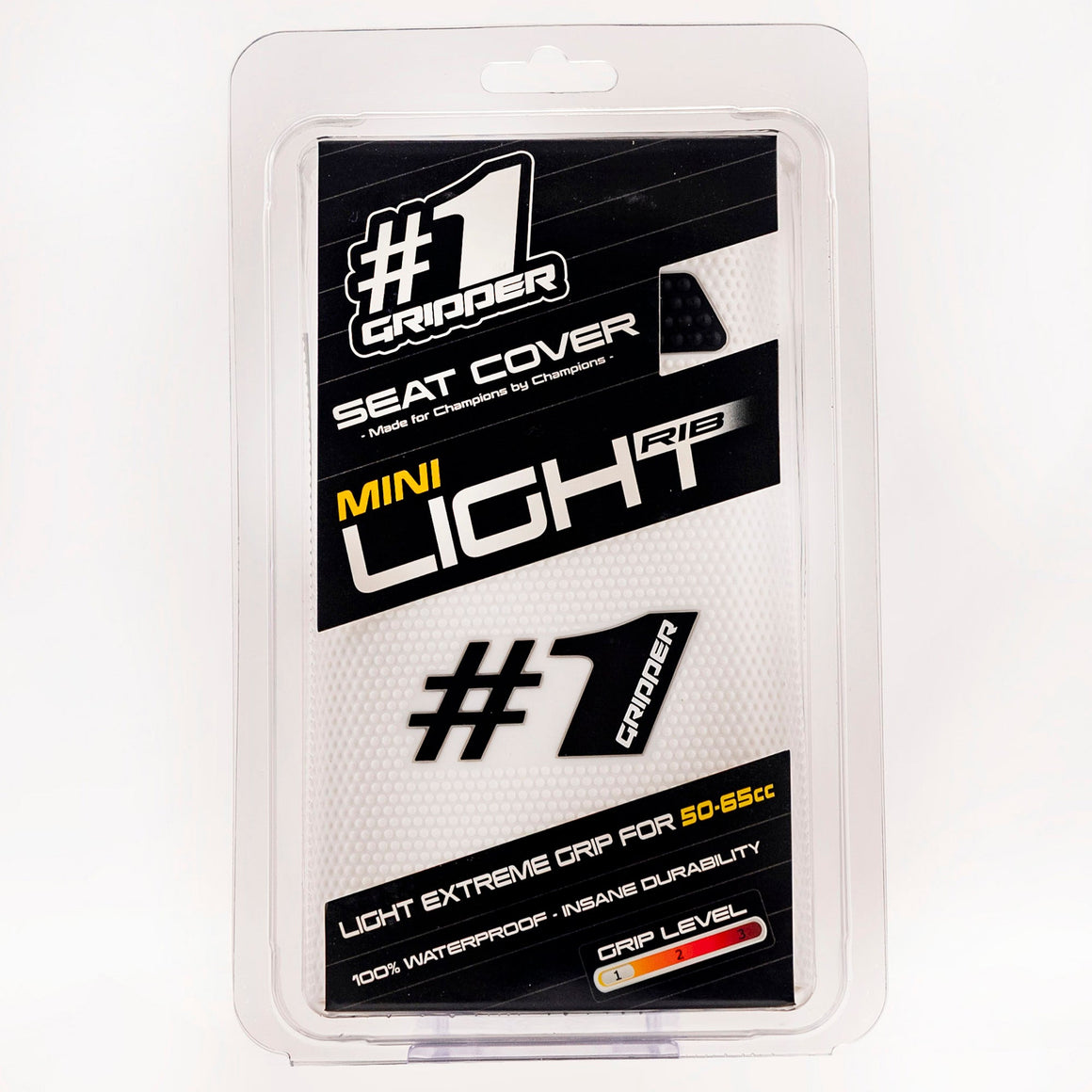 LIGHT RIB MINI Seat Cover - White/Black