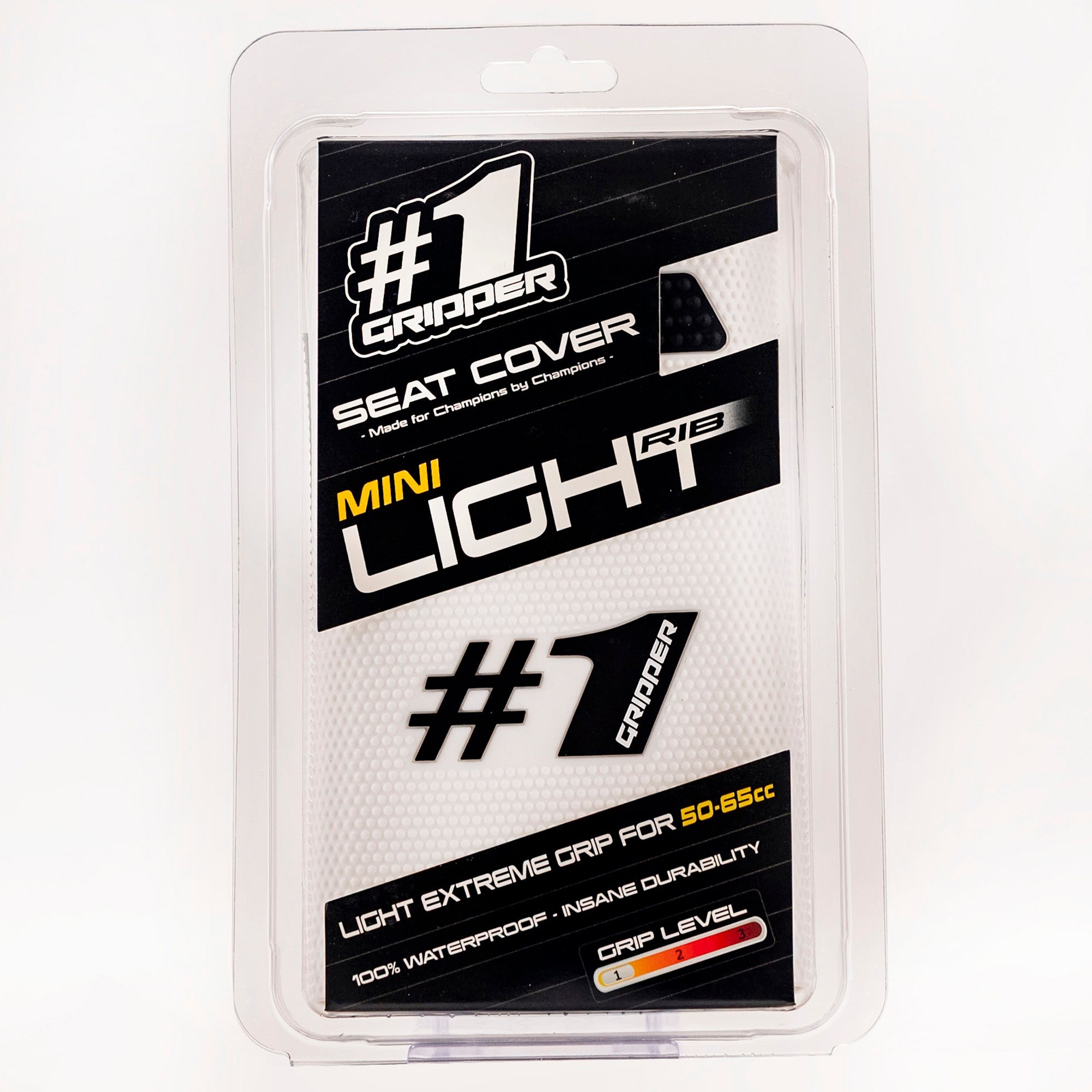 LIGHT RIB MINI Seat Cover - White/Black