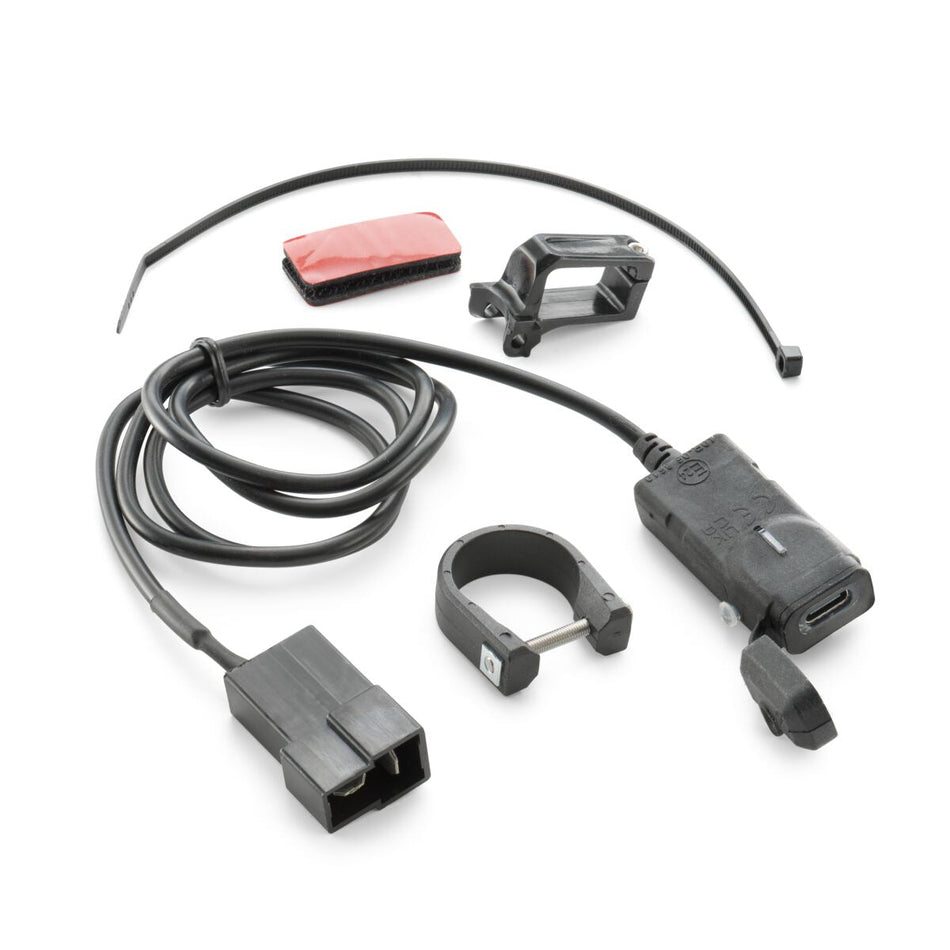 USB-C power outlet kit — KTM All Models 2010-2027 | Femon Parts