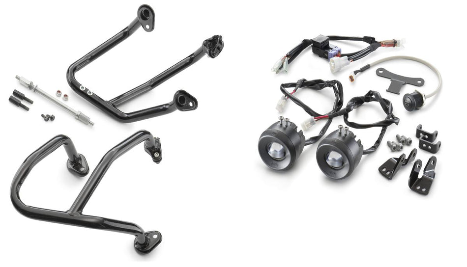 Crash bar-fog light kit — KTM 390 Adventure 2022-2024 | Femon Parts