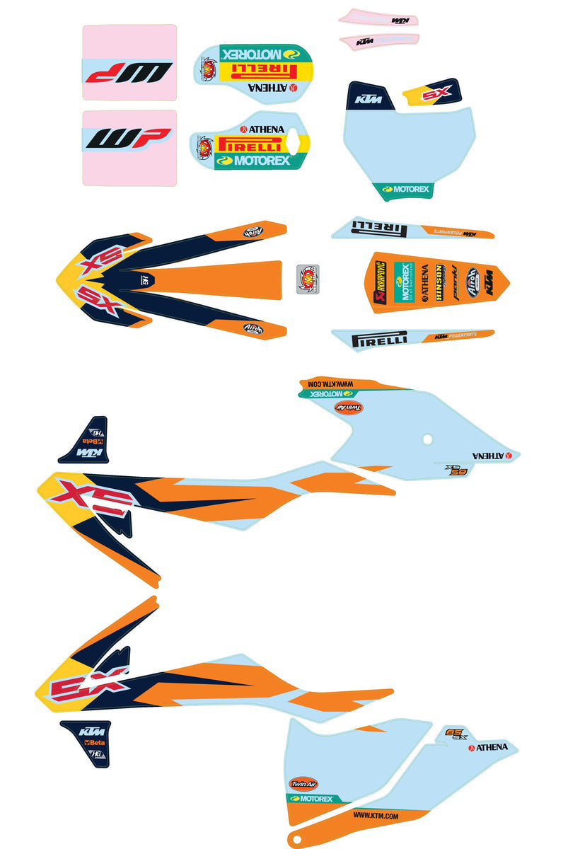 Factory graphics kit — KTM 85 SX 2018-2020 | Femon Parts