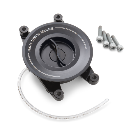 Fuel tank quick lock