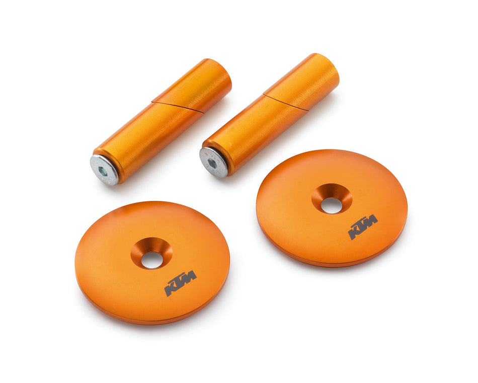 Swingarm bolt cover kit — KTM Street/Adventure 2013-2024 | Femon Parts