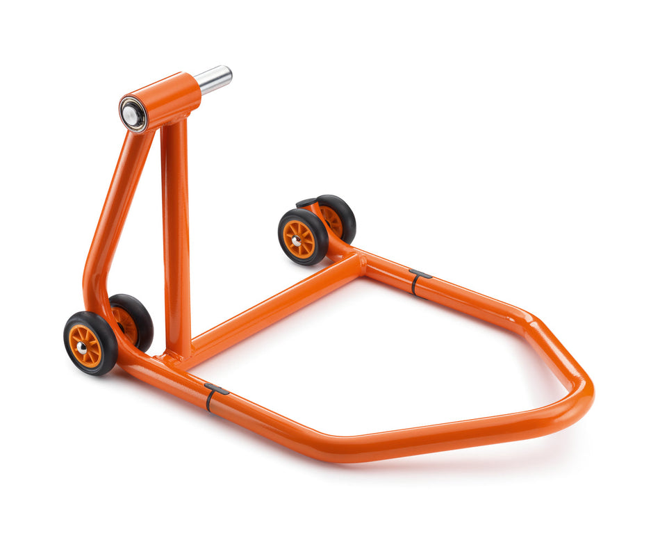 Rear wheel work stand for single-sided swing arm — KTM 2014-2026