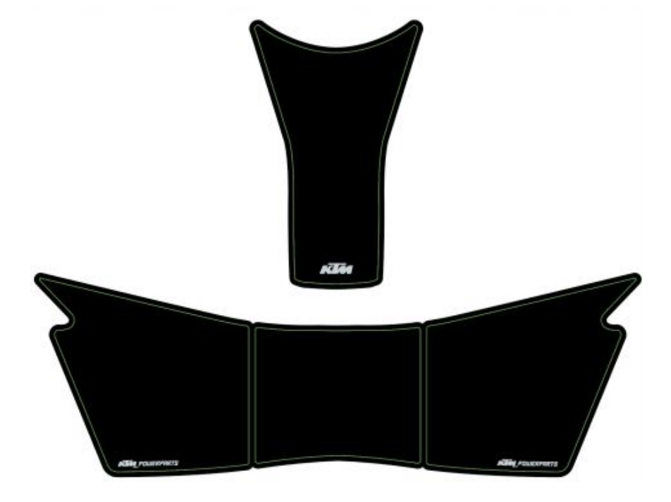 Fuel tank protection sticker kit