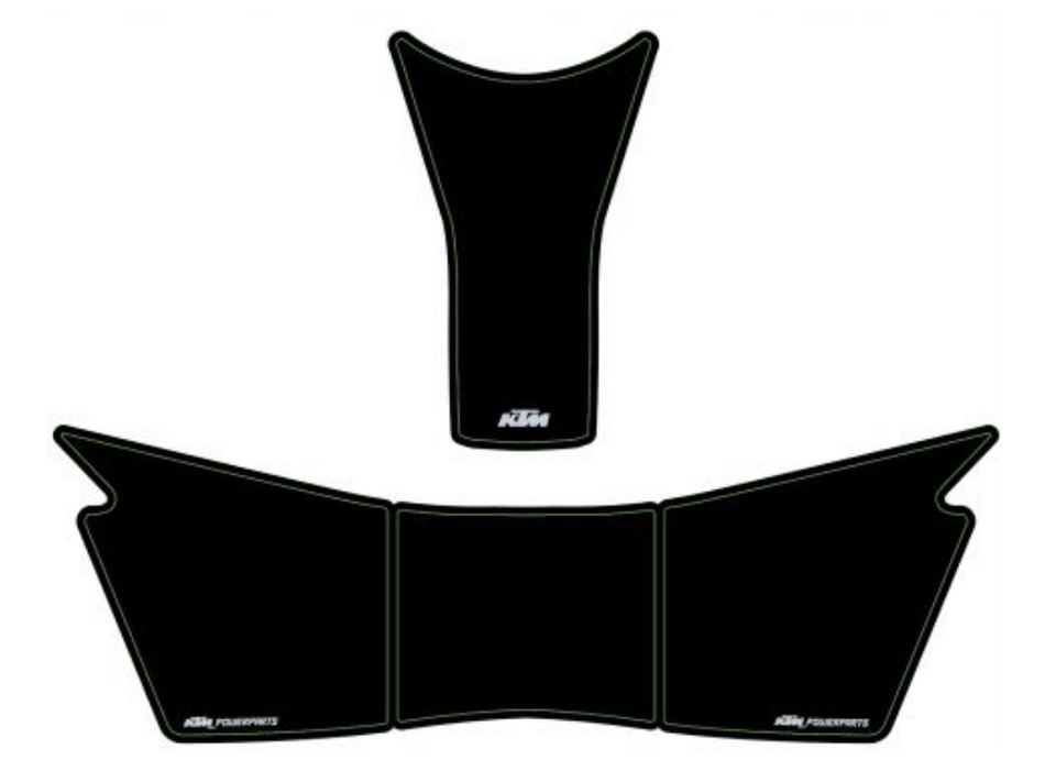 Fuel tank protection sticker kit — KTM 1290 Super Duke 2020-2023 | Femon Parts