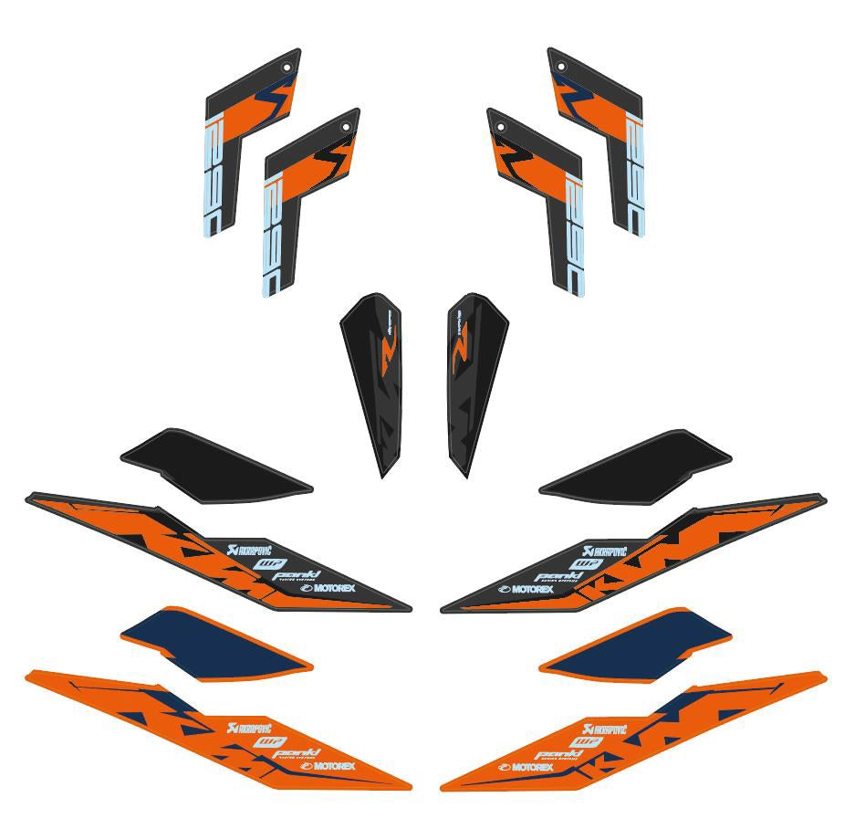 Factory graphics kit — KTM 1290 Super Duke 2020-2023 | Femon Parts