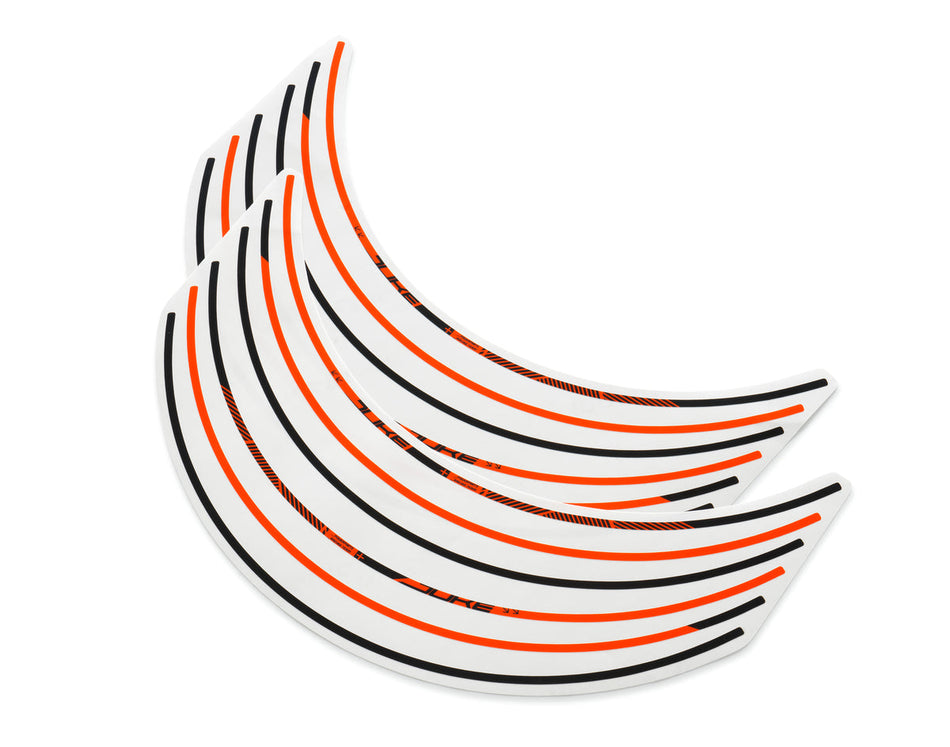 Wheel rim sticker kit 