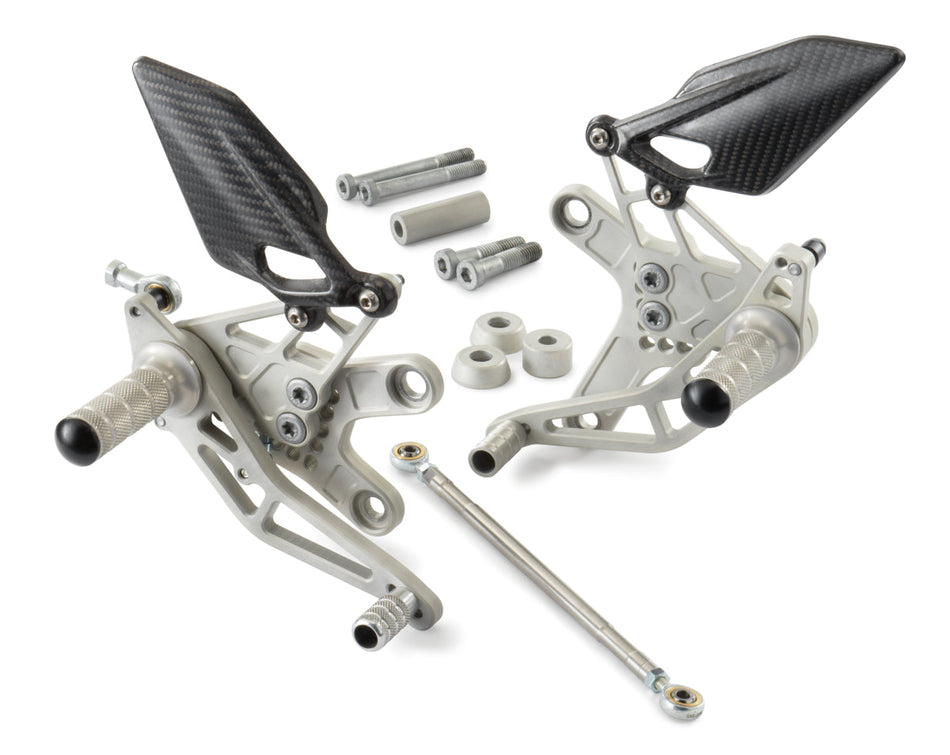 Factory footpeg system — KTM 890 Duke/GP/R/790 Duke 2018-2026 | Femon Parts