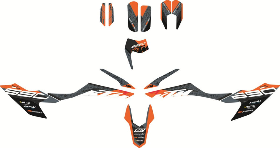 Factory graphics kit — KTM All Models 2021-2024 | Femon Parts