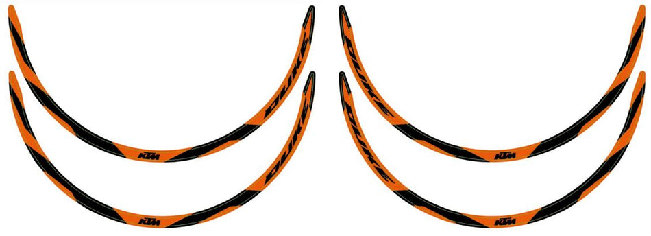 Wheel trim ring sticker kit — KTM Street 2014-2026 | Femon Parts