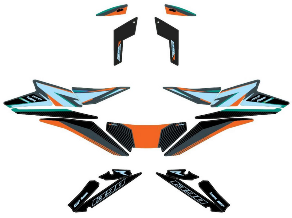 Factory graphics kit — KTM 1390 Super Duke R EVO 2024-2026 | Femon Parts