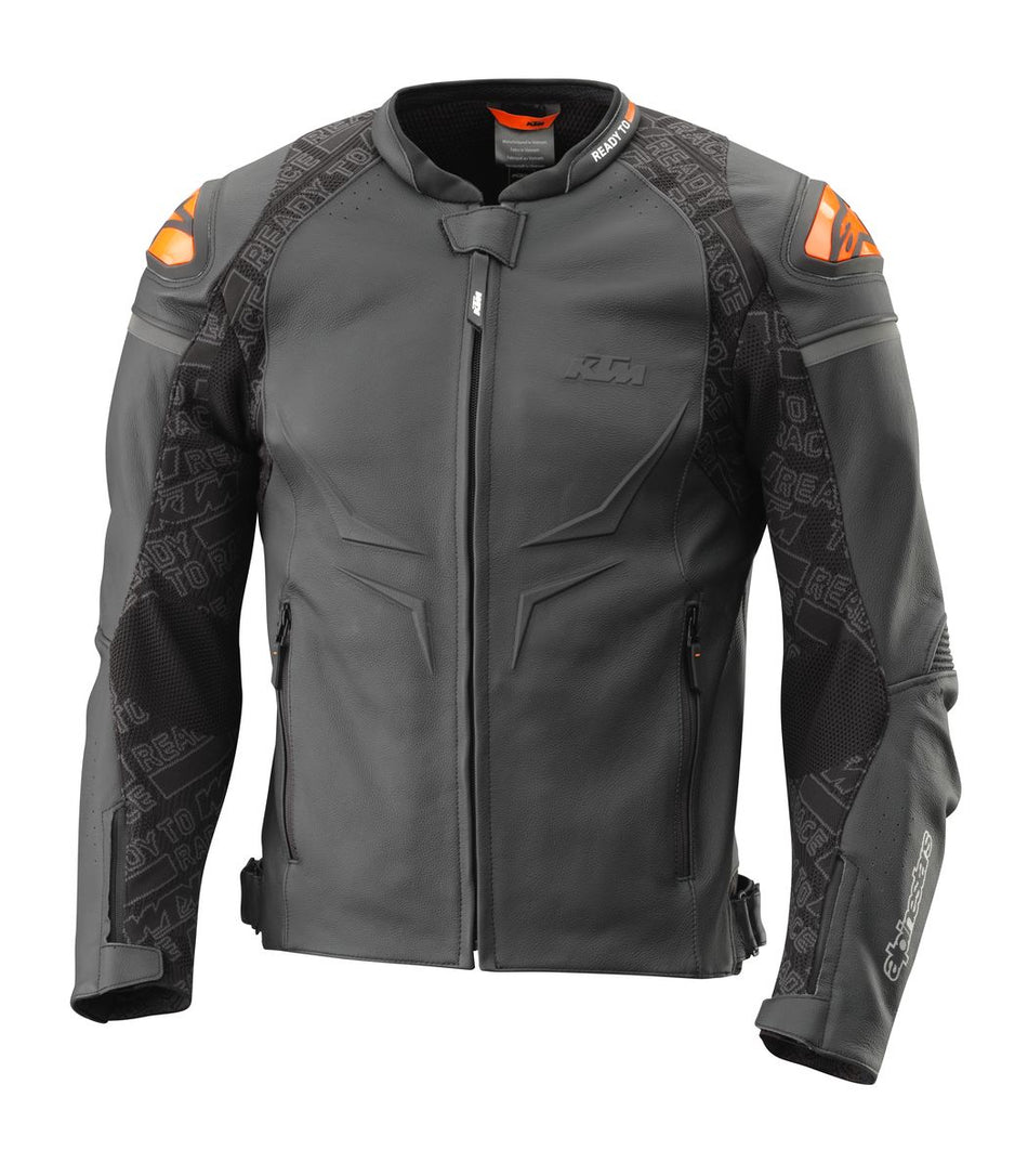Helical Leather Jacket