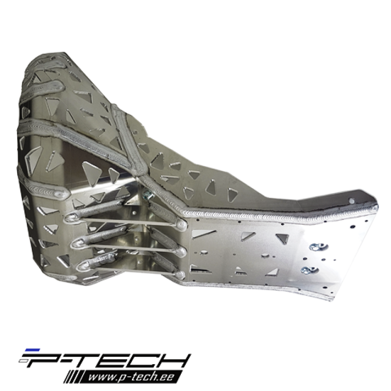 Skidplate met uitlaatbescherming voor KTM EXC / XC en Husqvarna TE 2017 - 2019