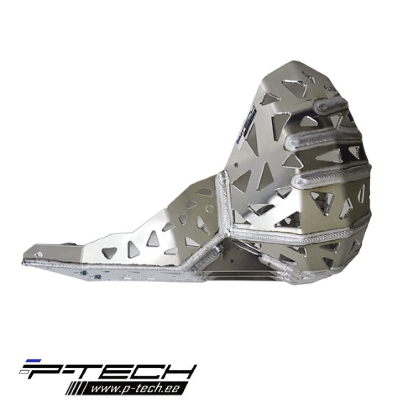 Skidplate met uitlaatbescherming voor KTM EXC / XC en Husqvarna TE 2017 - 2019
