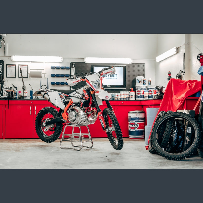 Skidplate met uitlaatbescherming voor KTM EXC / XC en Husqvarna TE 2017 - 2019
