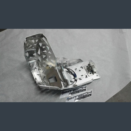 Skidplate met uitlaatbescherming voor KTM SX / XCW en Husqvarna TC, TE/TX 125, 150 2016-2019