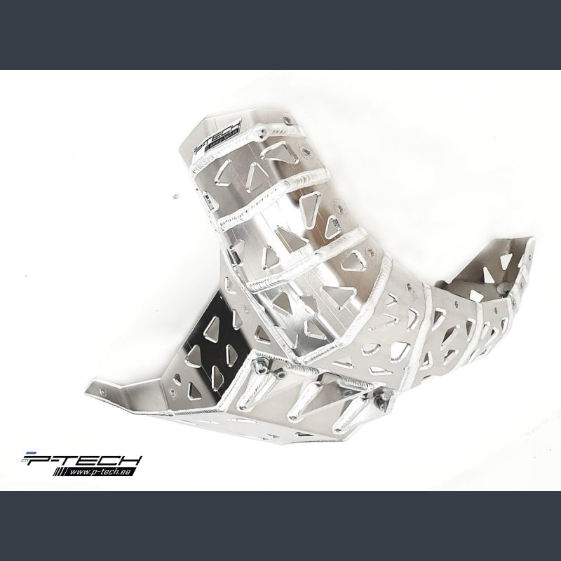 Skidplate met uitlaatpijpbeschermer voor Beta RR 250, 300, X-Pro 2023-2026