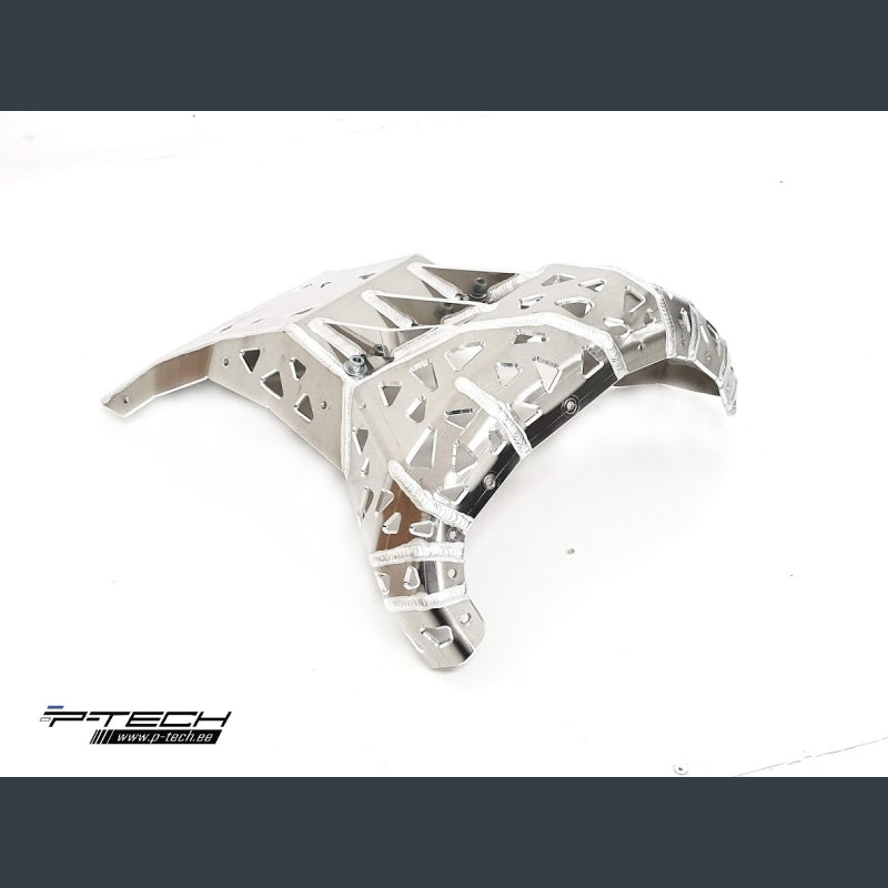 Skidplate met uitlaatpijpbeschermer voor Beta RR 250, 300, X-Pro 2023-2026