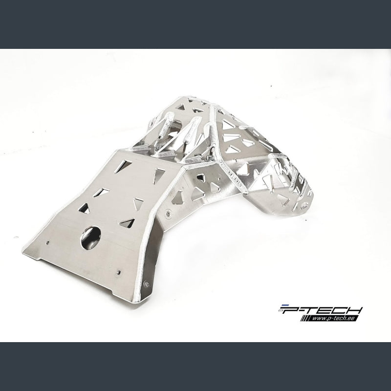 Skidplate met uitlaatpijpbeschermer voor Beta RR 250, 300, X-Pro 2023-2026