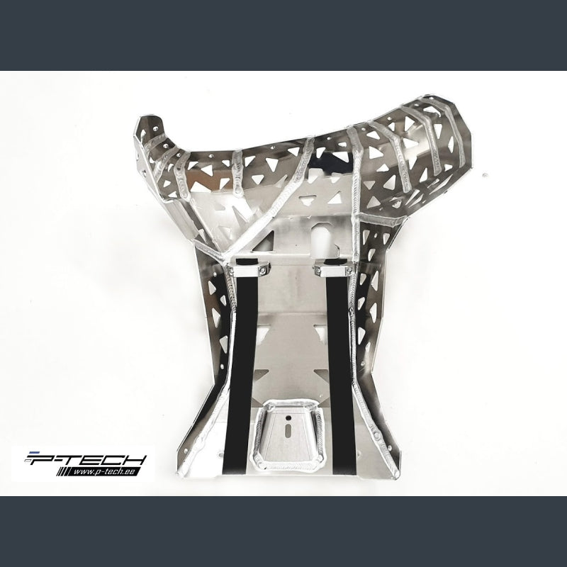 Skidplate met uitlaatpijpbeschermer voor Beta RR 250, 300, X-Pro 2023-2026