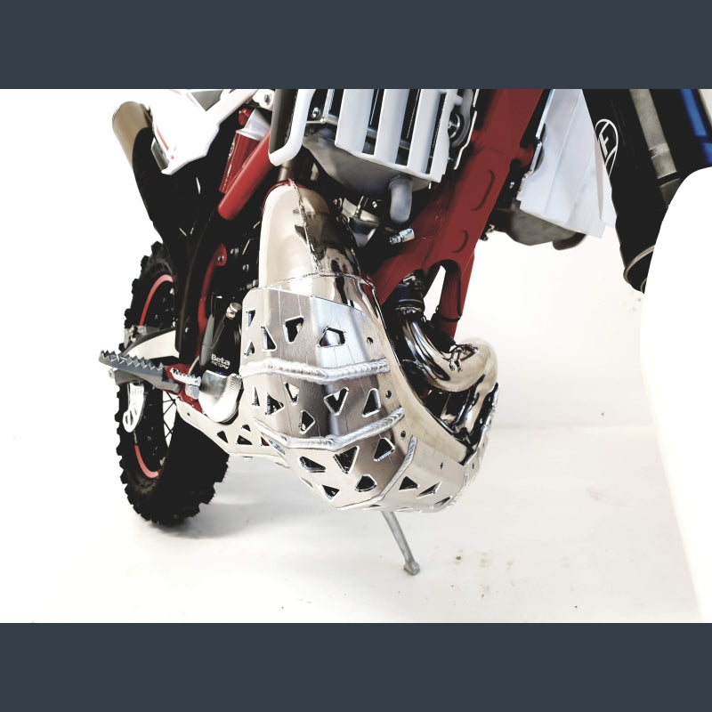 Skidplate met uitlaatpijpbeschermer voor Beta RR200 2019