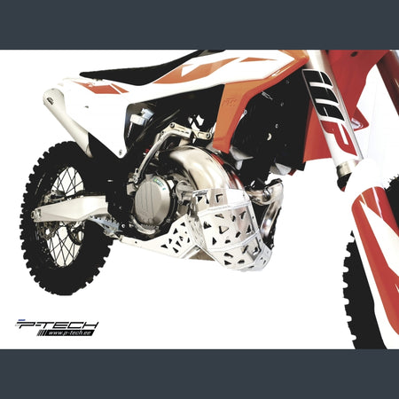 Skidplate met uitlaatbescherming voor KTM, Husqvarna 250, 300 2020-2023 en Gasgas 250, 300 2021-2023