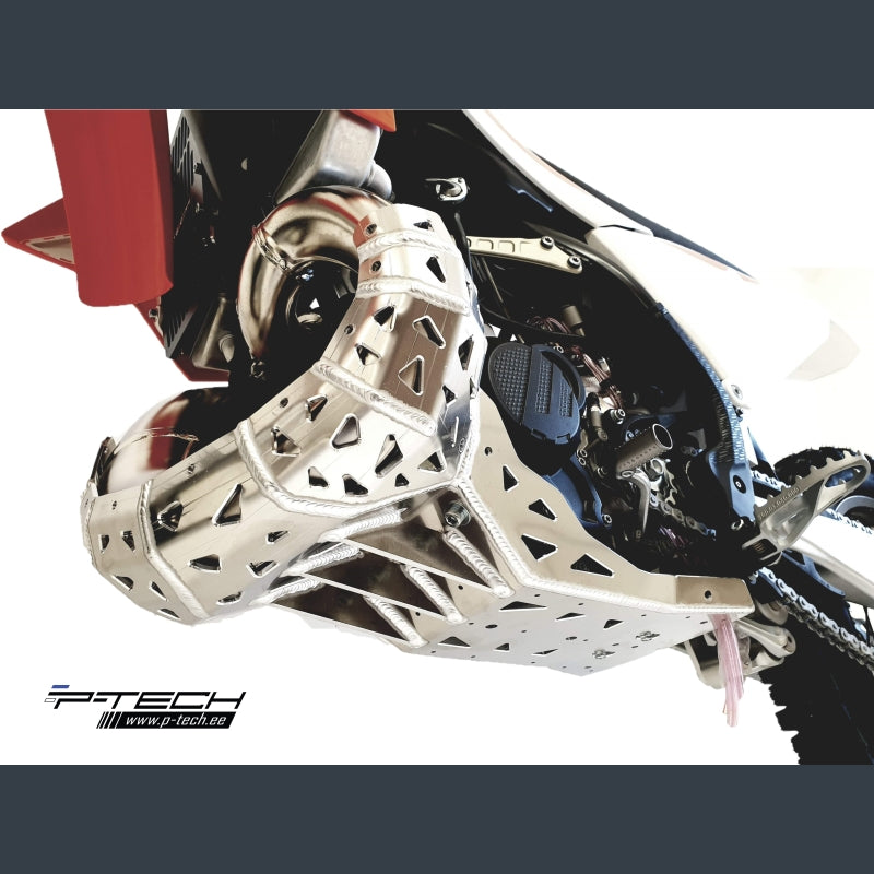 Skidplate met uitlaatbescherming voor KTM, Husqvarna 250, 300 2020-2023 en Gasgas 250, 300 2021-2023