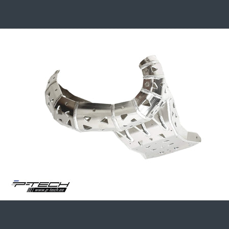 Skidplate met uitlaatbescherming voor KTM EXC 150 en Husqvarna TE 150 2020-2023