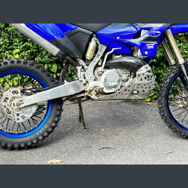 Skidplate met uitlaatbeschermer met kunststof bodem voor Yamaha