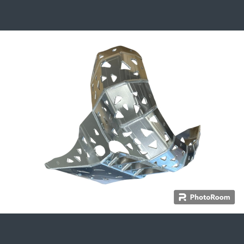 Skidplate met uitlaatpijpbeschermer voor Fantic XE 300