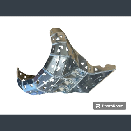Skidplate met uitlaatpijpbeschermer voor Fantic XE 300