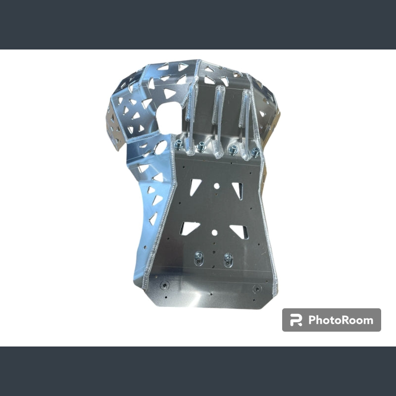 Skidplate met uitlaatpijpbeschermer voor Fantic XE 300