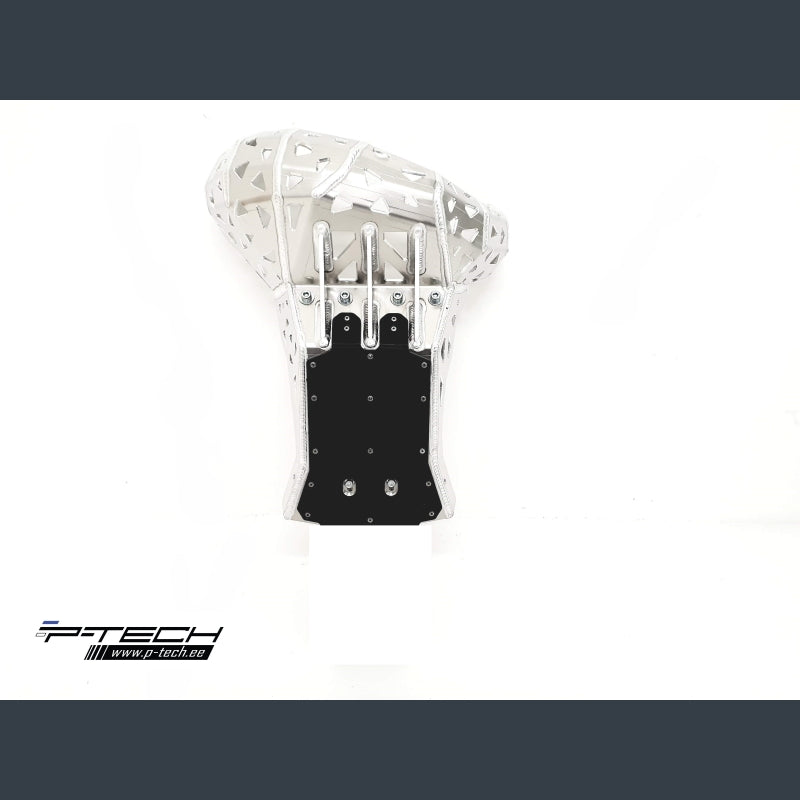 Skidplate met uitlaatbescherming en kunststof bodem voor KTM XC / SX / EXC / XC-W 2020-2023