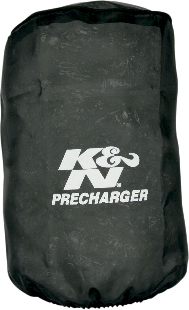 K&N pre chgr univ. black air filter wrap round tapered black zwart