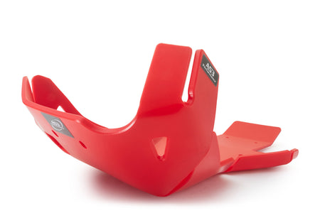 RIEJU MR 250 300 2021-2025 AS3 DTC PLASTIC SKID PLATE AND LINKAGE GUARD RED