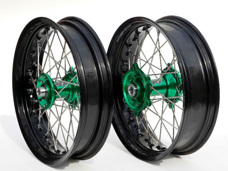 Set Supermoto wielen REX (Haan) - Kawasaki