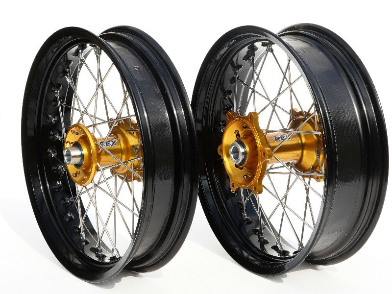 Set Supermoto wielen REX (Haan) - Suzuki