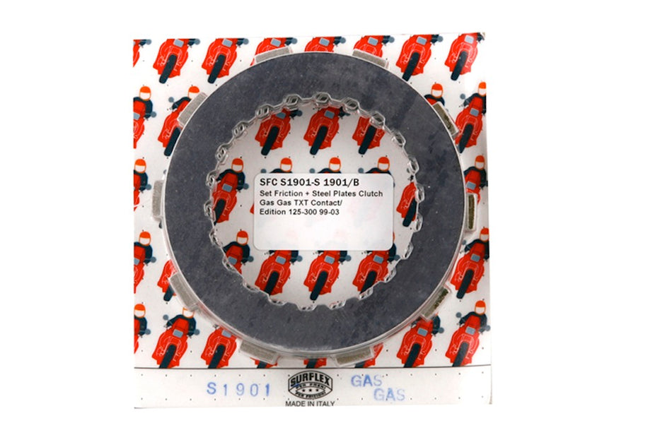 Surflex Steel and Friction Clutch Plates Gas Gas Contact 99-03