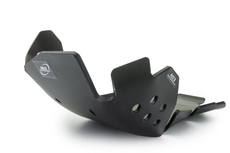 SHERCO SE-F 250 300 2021-2026 AS3 DTC PLASTIC SKID PLATE AND LINKAGE GUARD BLACK