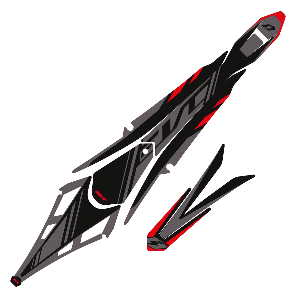 Jitsie Front/Rear Mudguard Sticker Stealth Beta Evo 20-25