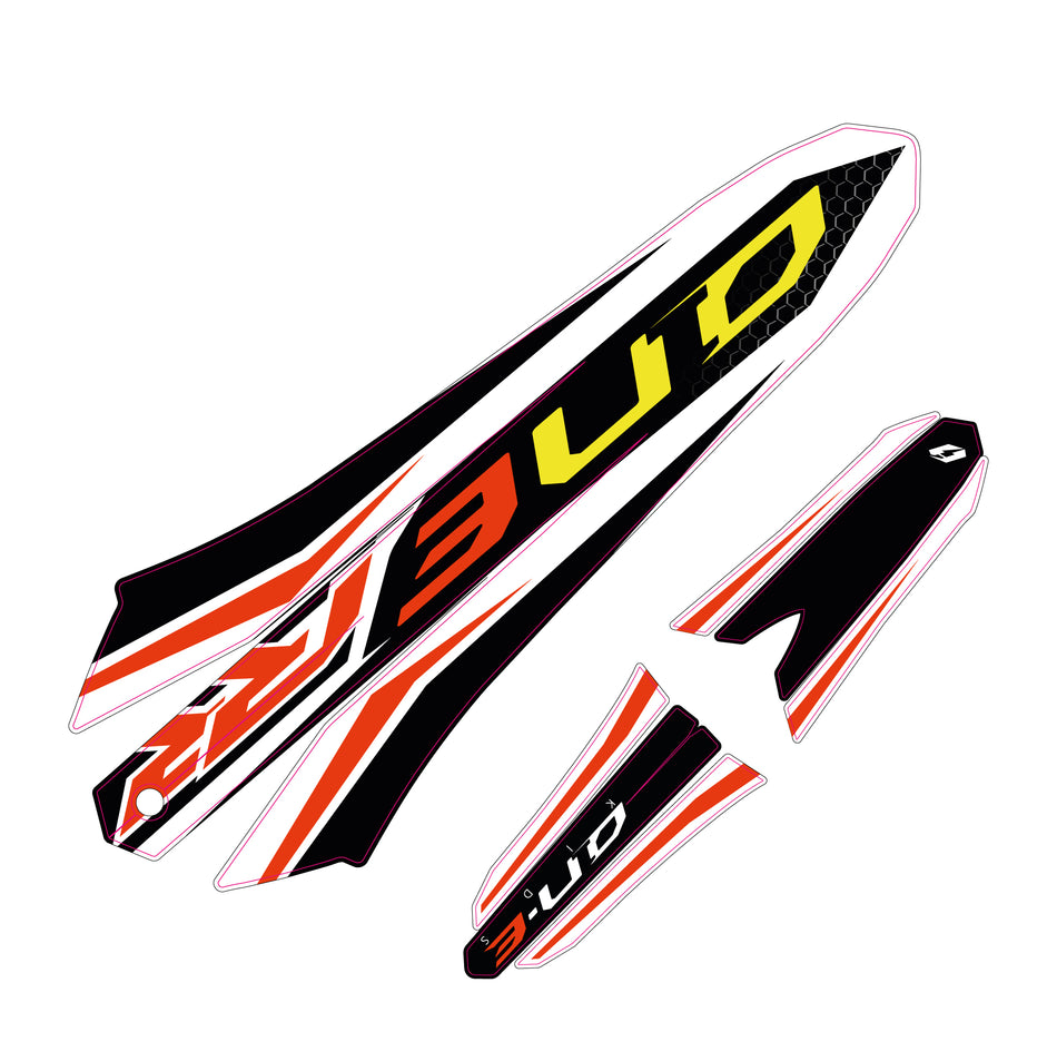 Jitsie Front/Rear Mudguard Sticker TRS ON-E 20″
