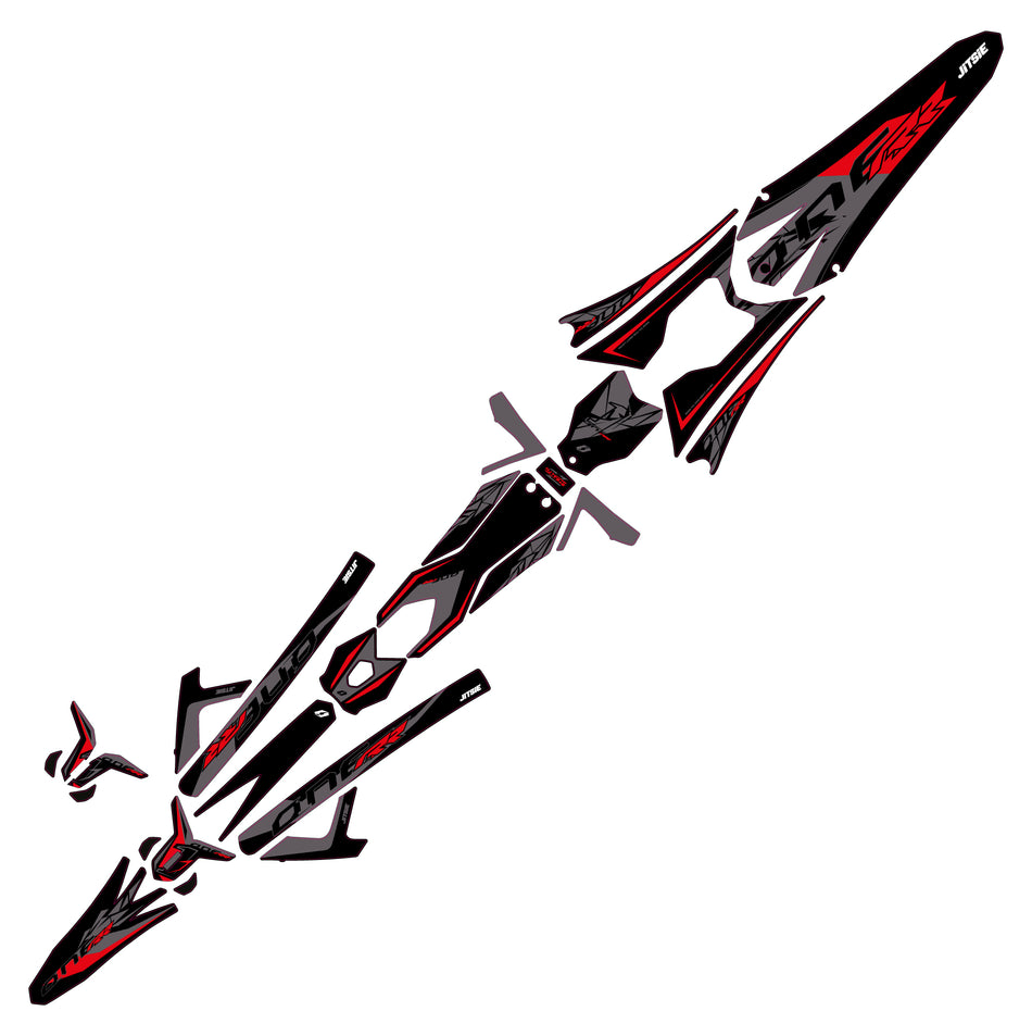 Jitsie Sticker Kit Stealth TRS One 16-25