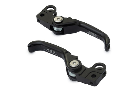 SUR-RON LIGHT BEE 2018-2024 AS3 FRONT & REAR BRAKE FLEXI LEVERS BLACK