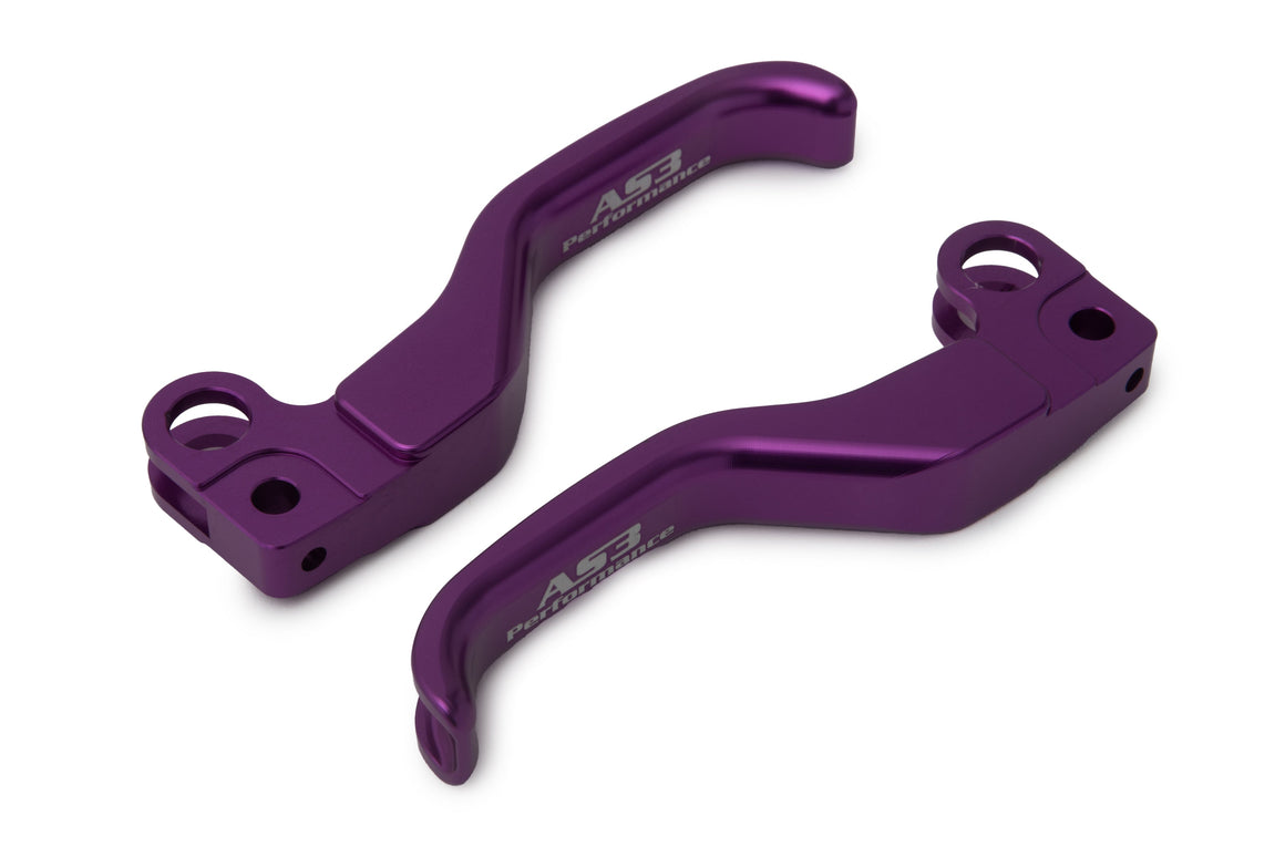 AS3 Performance Front & Rear Brake Levers Purple – Sur-Ron Light Bee (2018-2024)
