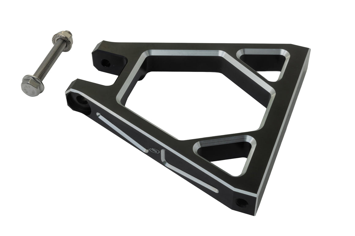 SUR-RON LIGHT BEE 2018-2024 AS3 UPGRADED BILLET ALUMINIUM REAR SUSPENSION LINKAGE ARM TRIANGLE BLACK