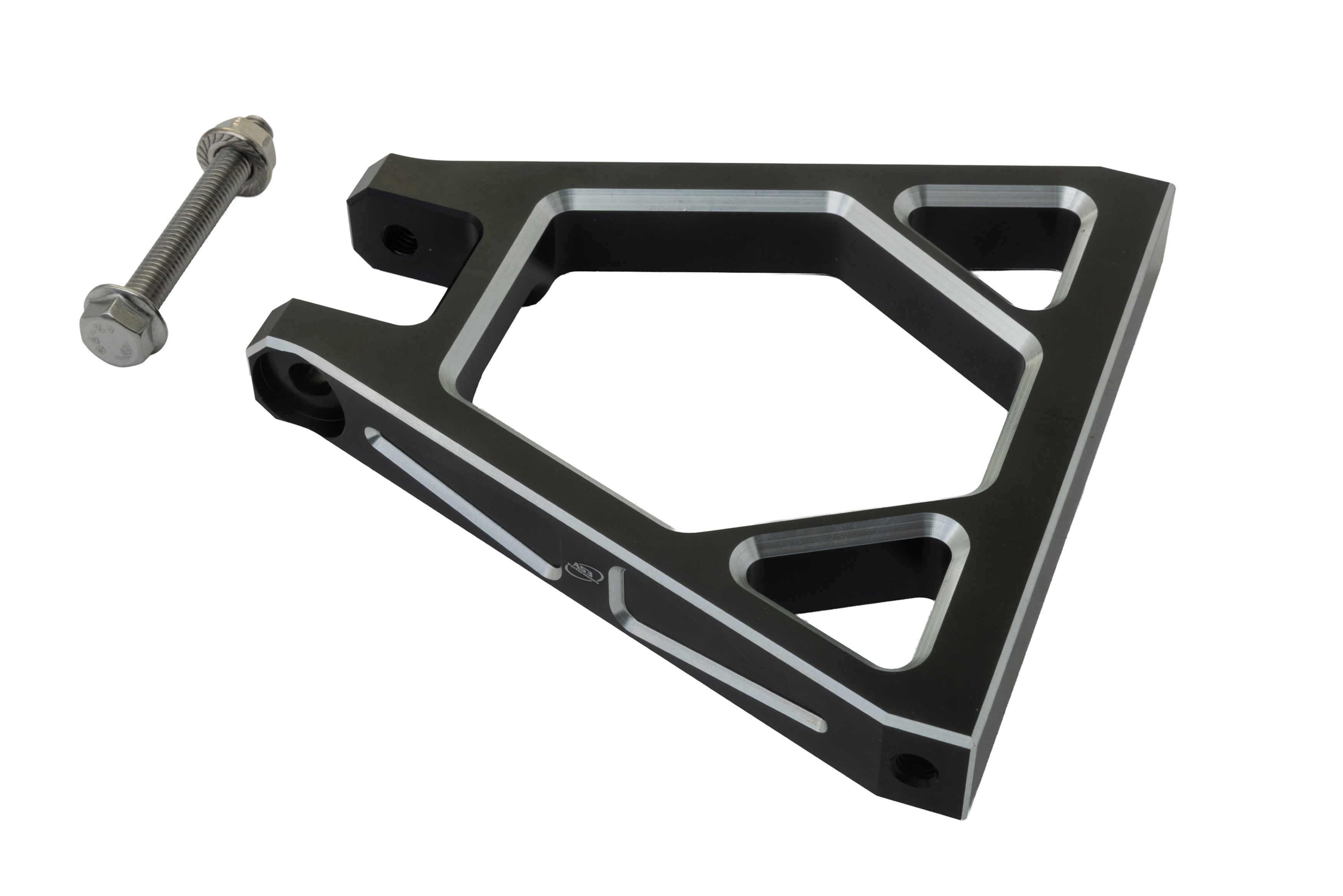SUR-RON LIGHT BEE 2018-2024 AS3 UPGRADED BILLET ALUMINIUM REAR SUSPENSION LINKAGE ARM TRIANGLE BLACK