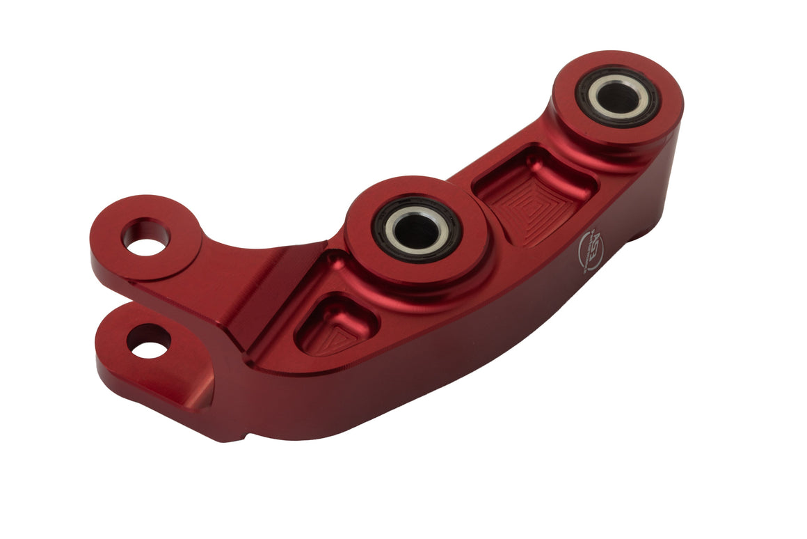 SUR-RON LIGHT BEE 2018-2024 AS3 UPGRADED BILLET ALUMINIUM REAR SUSPENSION LINKAGE RED