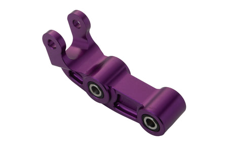 SUR-RON LIGHT BEE 2018-2024 AS3 UPGRADED BILLET ALUMINIUM REAR SUSPENSION LINKAGE +20MM PURPLE