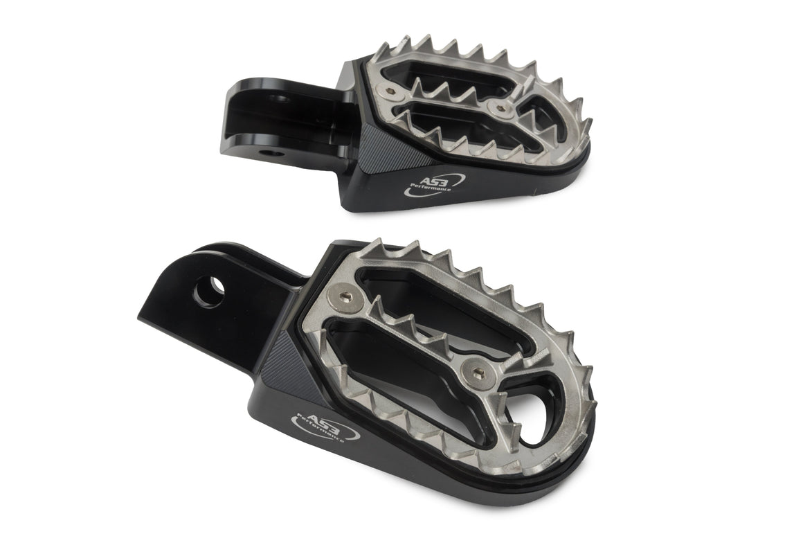 AS3 Factory Series Voetsteunen Zwart
